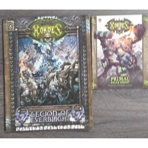 Forces of Hordes: Legion of Everblight Hardcover & Primal Digest Book Lot